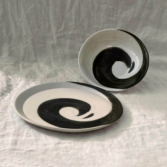 Eternity Collection Plate and Bowl